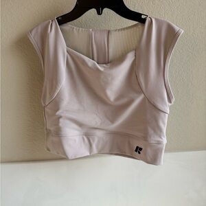 Blush Pink Longline Seamless Bra